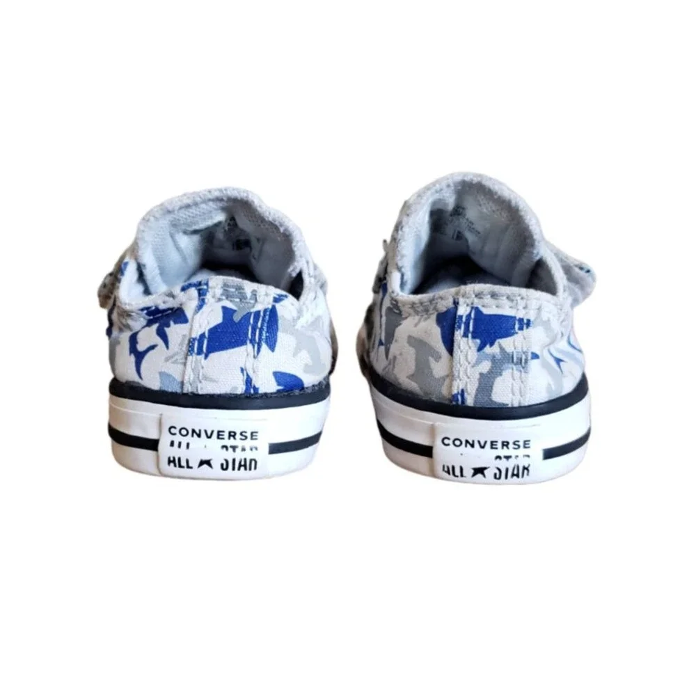 Converse Chuck Taylor All Star Shark Bite 1V Sneakers Toddler Size 5